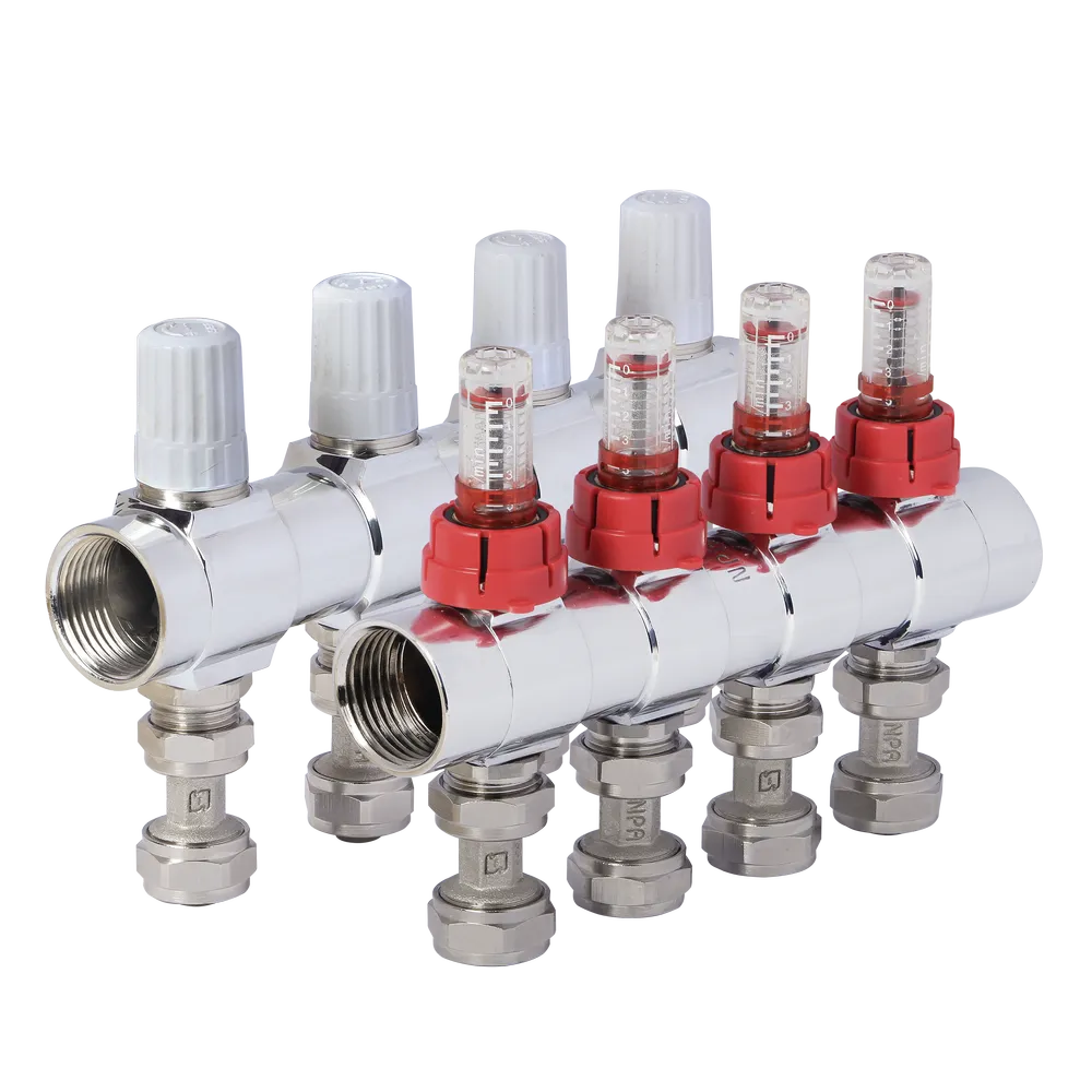 کلکتور ترموستاتیک رفت و برگشت فلومتردار 4b( 1"x16) ( کوپلی)