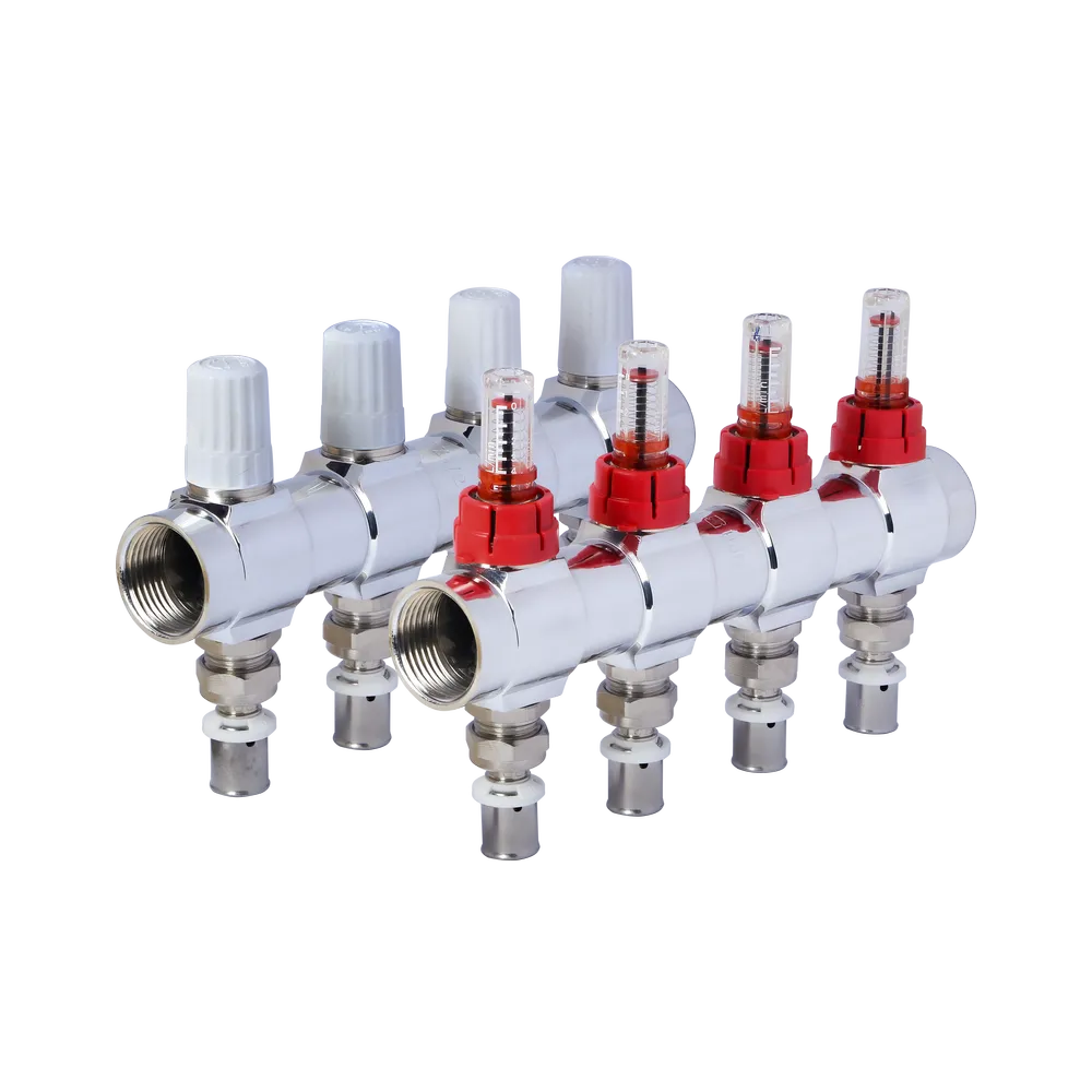 کلکتور ترموستاتیک رفت و برگشت فلومتردار 4b( 1"x16) ( پرسی)