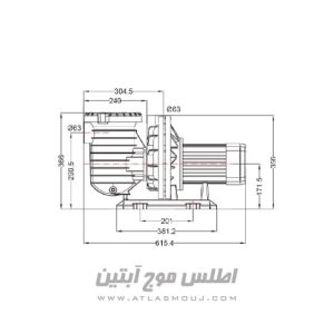 پمپ استخر اطلس پول مدل Best