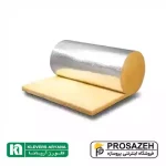 k-flex: پشم شیشه 2 اینچ رولی فویلدار آلومینیوم اصل آریانا دانسیته 14